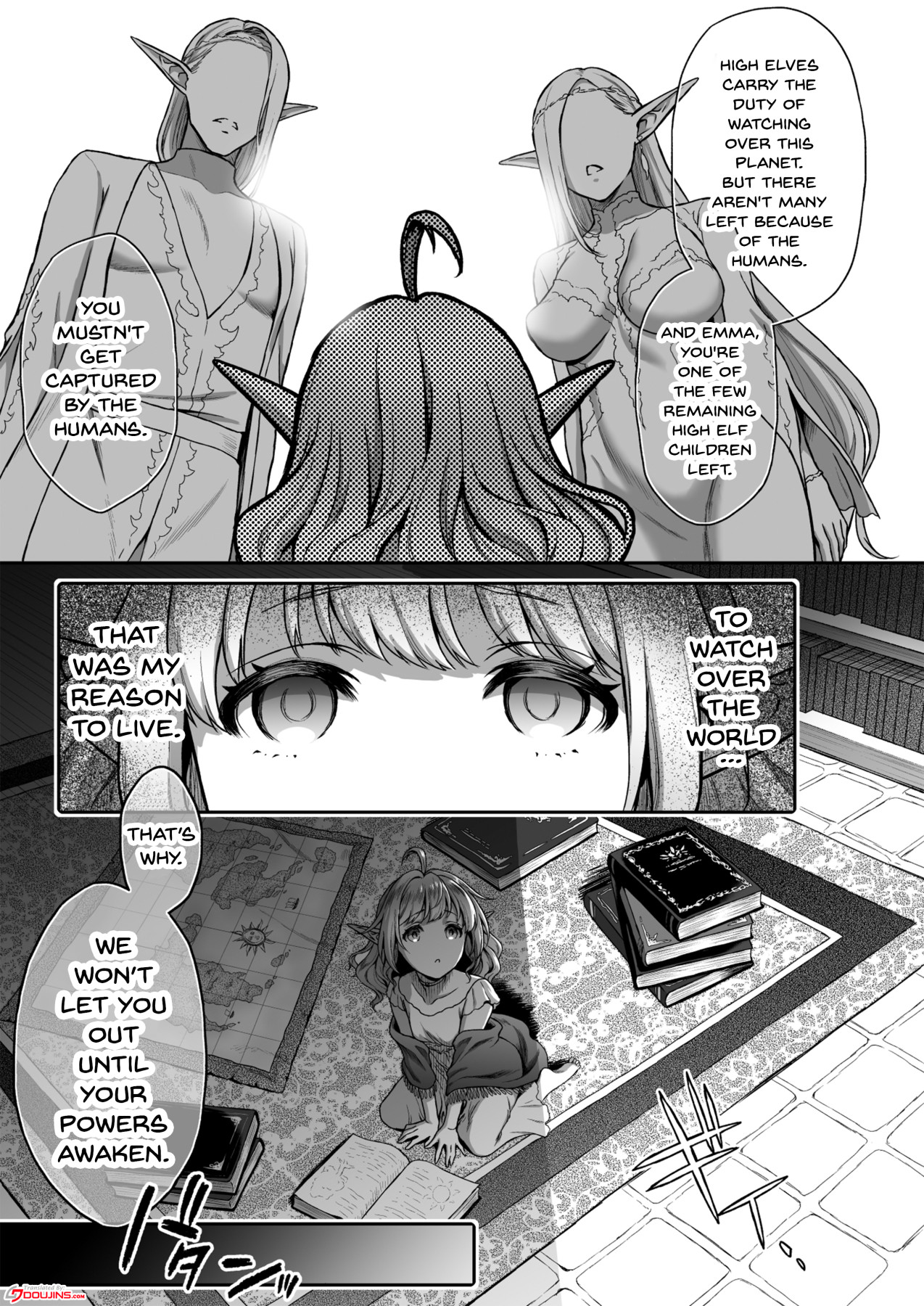 Hentai Manga Comic-Twilight's Prostitute Elf 4-Read-3